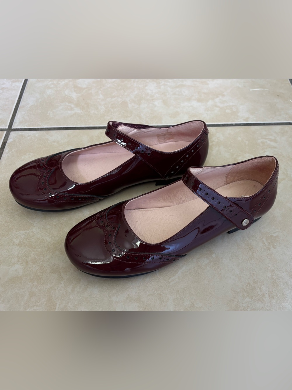 Jacadi Paris Patent Leather Mary Jane Shoes – Size 35